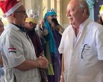 Niños y personal del Hospital de Trauma celebraron la Navidad con un Pesebre Viviente